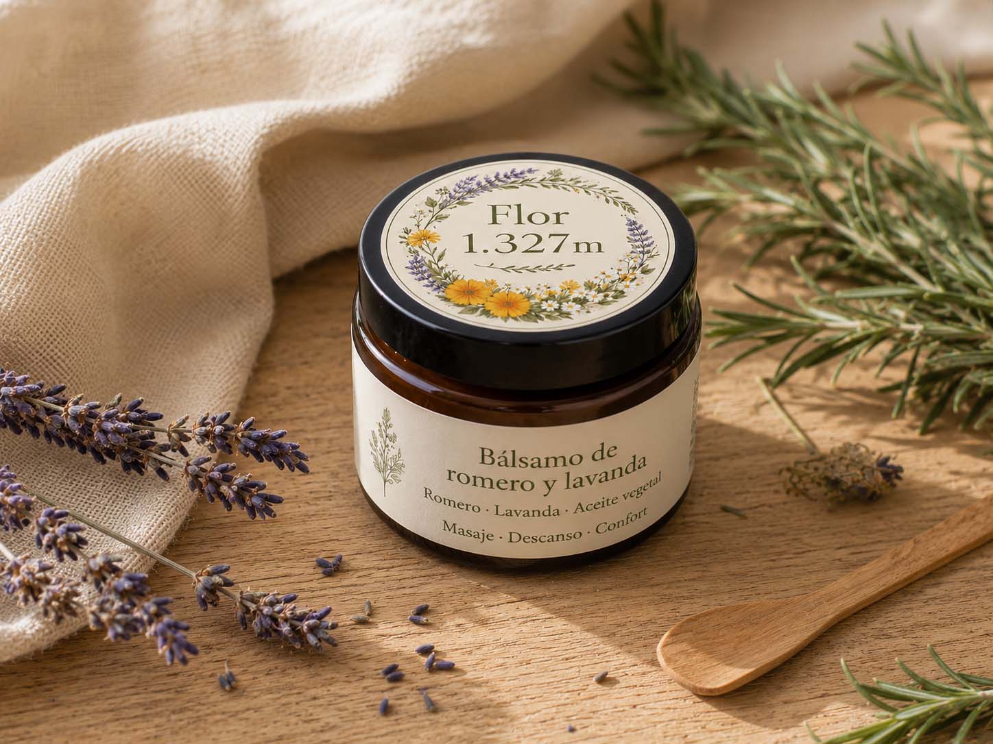 Bálsamo de romero y lavanda